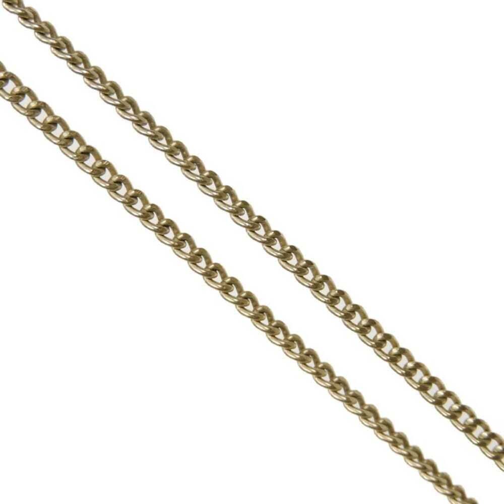 CHANEL Gold Logo Necklace - Picture 10 of 11
